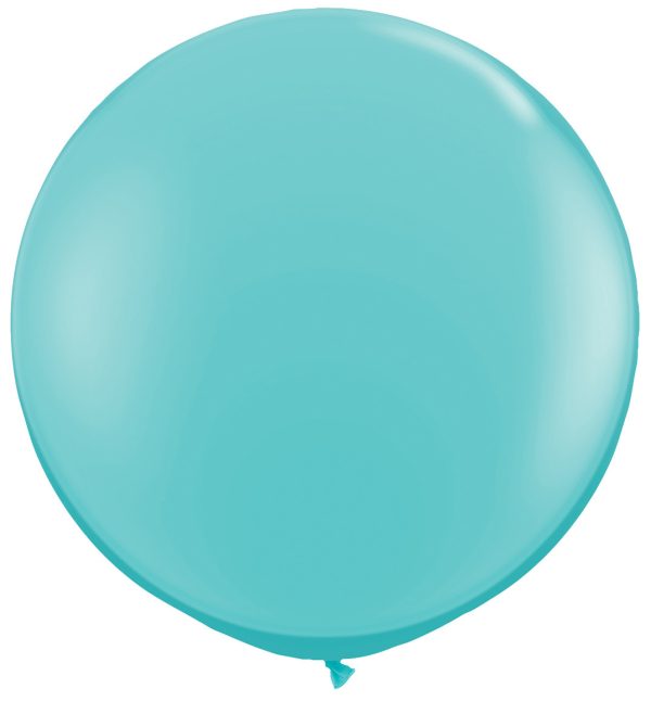 Caribbean Blauwe Ballon 90cm - per stuk