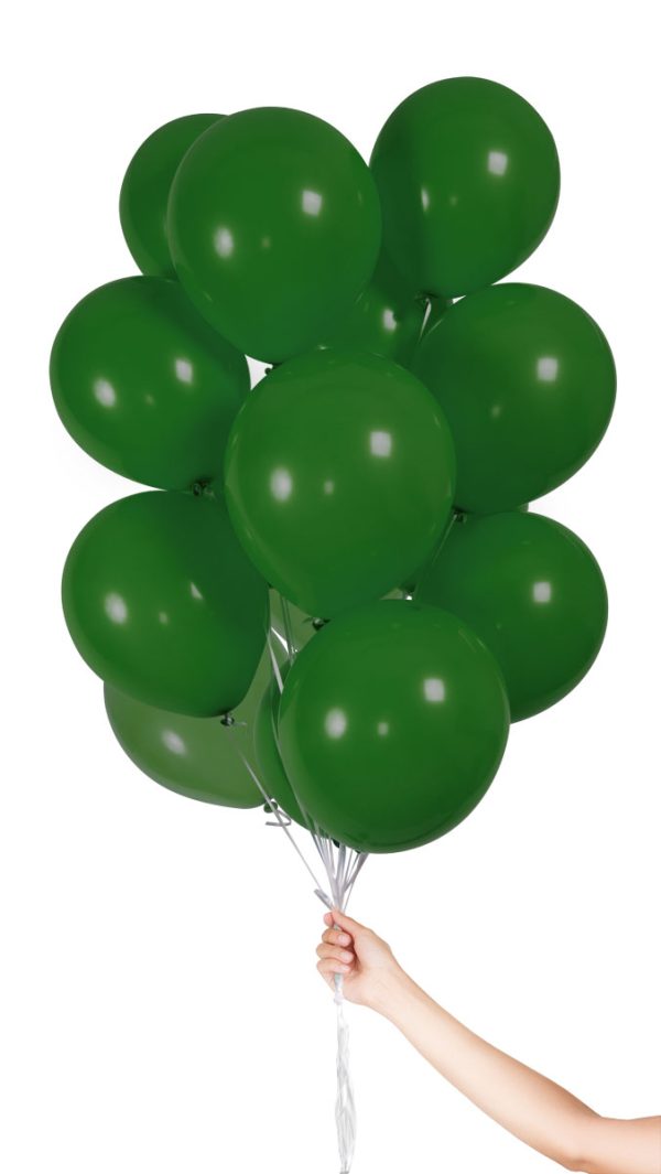 Donkergroene Ballonnen 23cm - 30 stuks