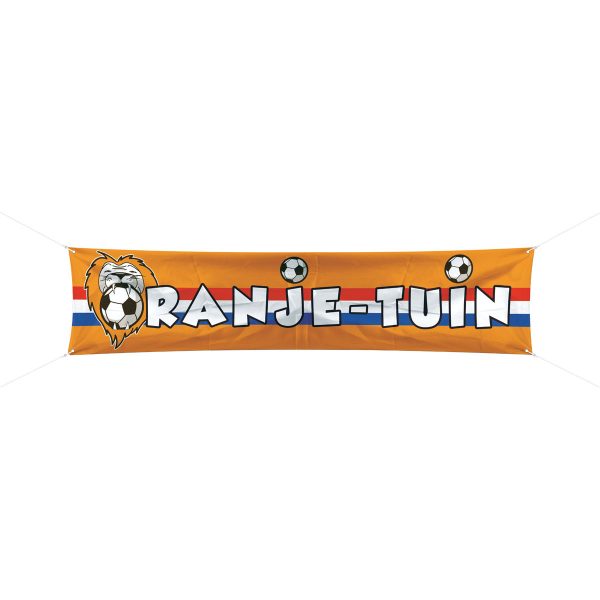 Spandoek Oranje Tuin - 180 x 40cm