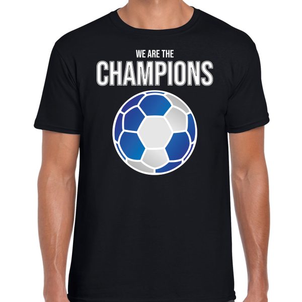 EK / WK voetbal shirt Schotland fan we are the champions zwart voor heren XL -