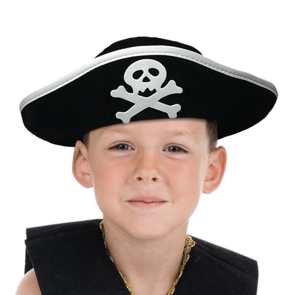 Zwarte Piratenhoed Kinderen