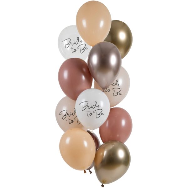 Ballonnen Set Bride to be - 12stk