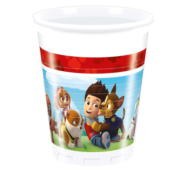 Paw Patrol Bekers - 8 stuks