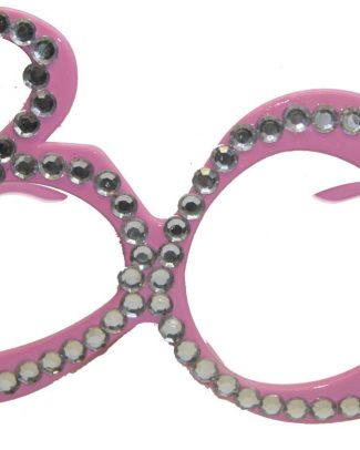 30 Jaar Roze Diamenten Bril