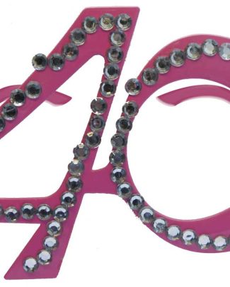 40 Jaar Roze Diamanten Bril