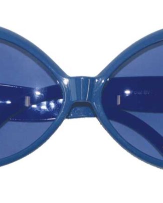 LichtblauweBlauwe bril met diamantframe