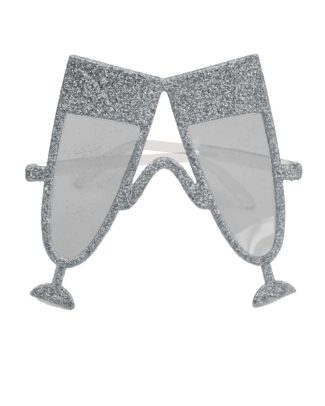 Bril Champagneglas Zilver