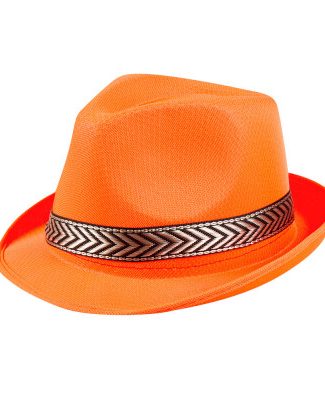 Hoed Funky Neon Oranje