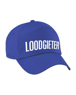 Loodgieter verkleed pet blauw volwassenen