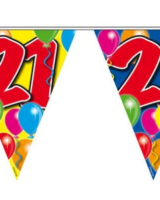 21 Jaar Slinger Balloons - 10 meter