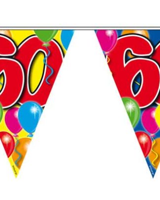 60 Jaar Slinger Balloons - 10 meter