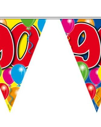 90 Jaar Slinger Balloons - 10 meter