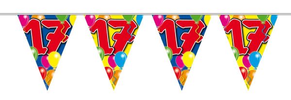 17 Jaar Slinger Balloons - 10 meter