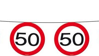 50 Jaar Verkeersbord Slinger - 12 meter
