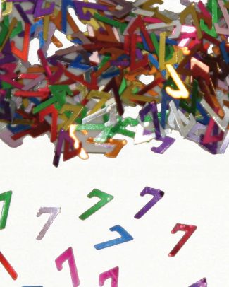 Tafeldecoratie / sierconfetti nummer 7