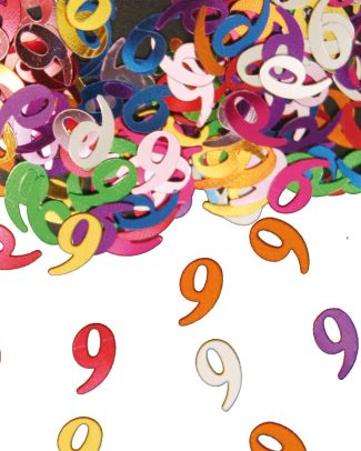 Tafeldecoratie / sierconfetti nummer 9