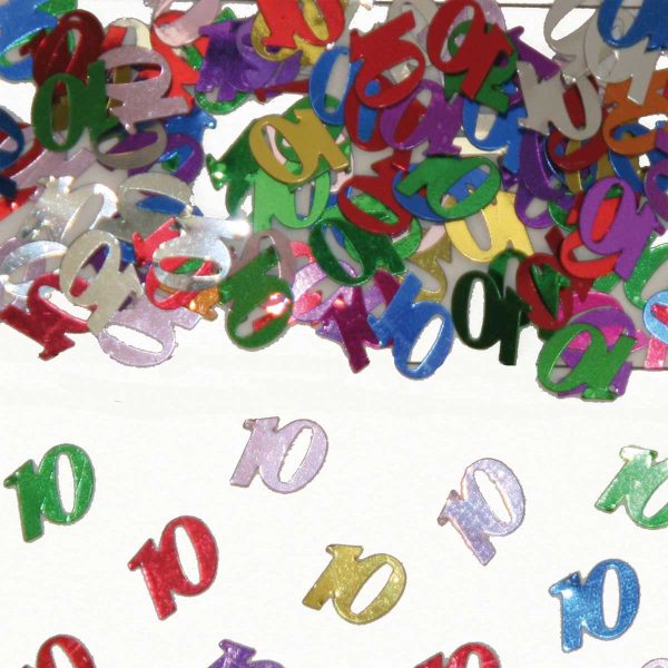 10 Jaar Tafeldecoratie / Sierconfetti