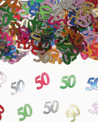 50 Jaar Tafeldecoratie / Sierconfetti
