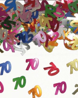70 Jaar Tafeldecoratie / Sierconfetti