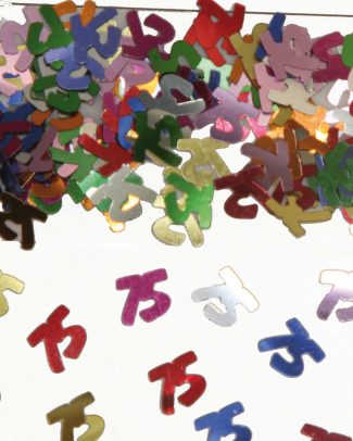 75 Jaar Tafeldecoratie / Sierconfetti