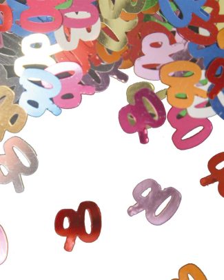 90 Jaar Tafeldecoratie / Sierconfetti