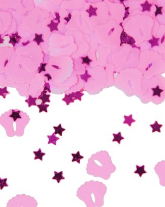 Roze Tafelconfetti - Geboorte Meisje