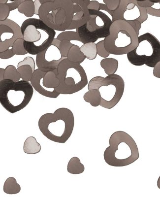 Tafeldecoratie / sierconfetti Zilveren Hart