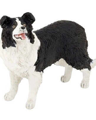 Border Collie hond plastic -