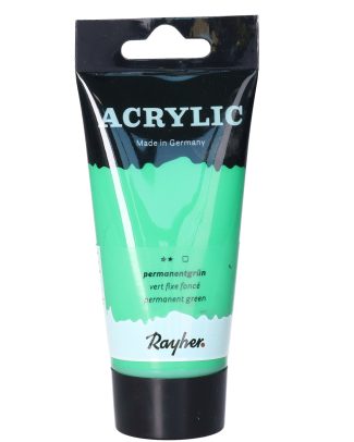 Acrylverf/hobbyverf waterbasis - groen - 75 ml - Schilderen -