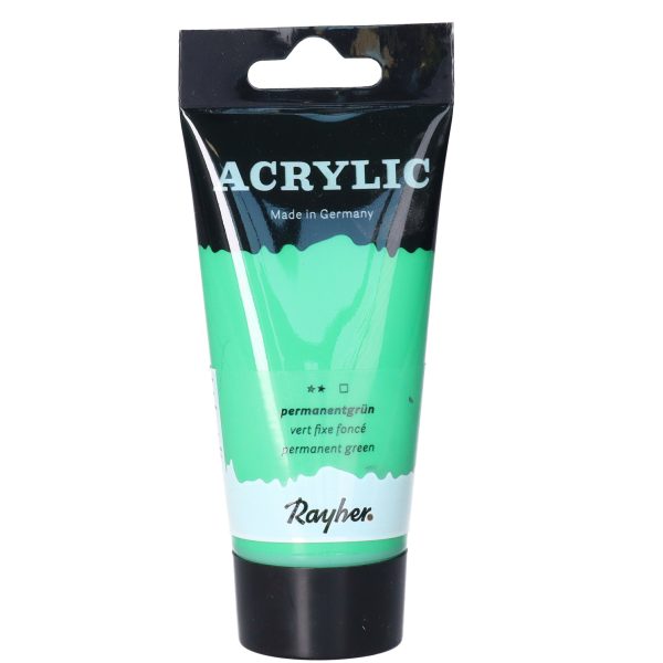 Acrylverf/hobbyverf waterbasis - groen - 75 ml - Schilderen -