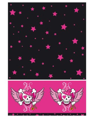 Pink Pirate Girl Tafelkleed - 130x180 cm