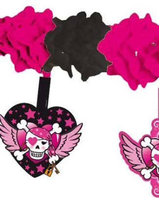 Pink Pirate Girl slinger met onderhanger