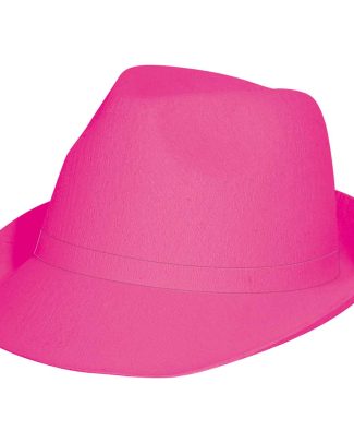Trilby hoed donker roze