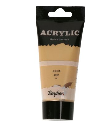 Acrylverf/hobbyverf waterbasis - goud - 75 ml - Schilderen -