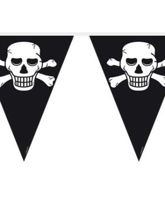 Piraten vlaggenlijn - 6 meter