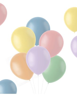 Ballonnenmix Powder Pastel - 10stk