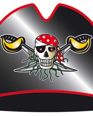 Rode Piraat piratensteken - 8 stuks
