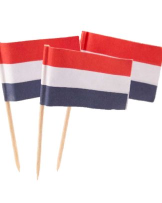 Prikkers Nederlandse vlag - 50 stuks