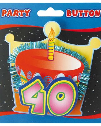 40 Jaar 3D Button