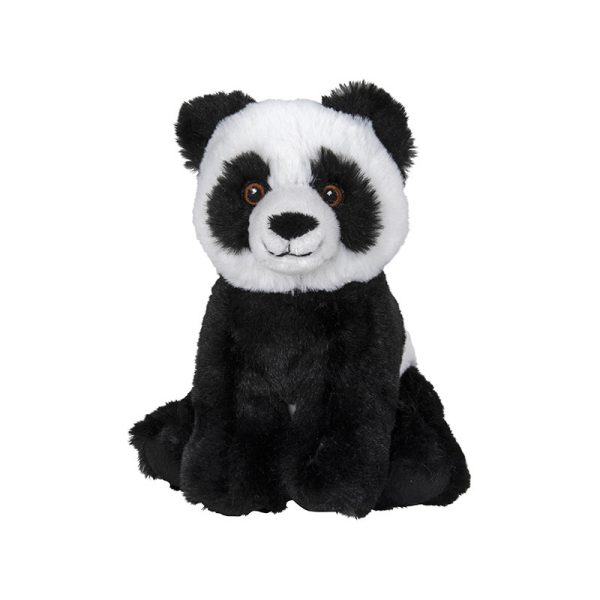 Nature Planet Pluche Pandabeer - knuffelbeer - 16 cm - beren knuffels - speelgoed