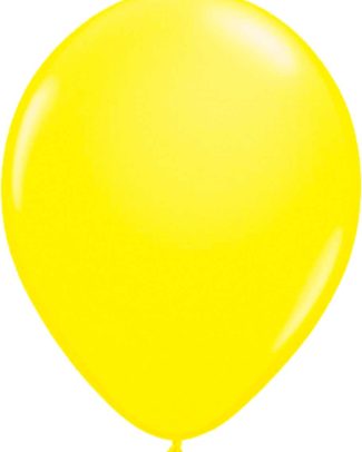 Gele neon ballonnen 25cm - 8 stuks
