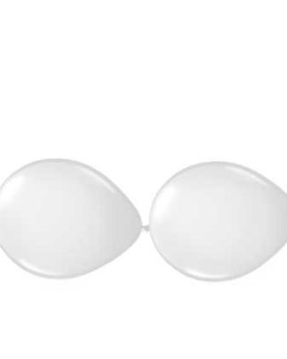 Witte Ballonnenslinger - Knoopballonnen - 3 meter