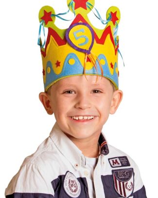 VerjaardagsKroon Leeftijden 1 tot 5 Jongen