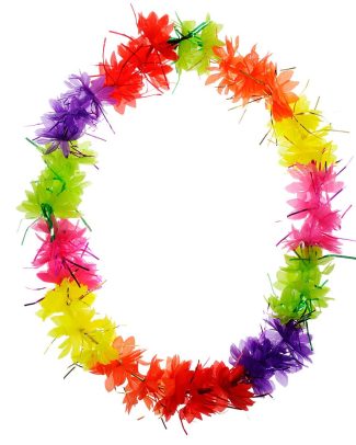 Hawaii Krans Kleurenmix met Glitters