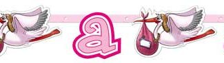 Letterslinger Geboorte Meisje - Its a Girl