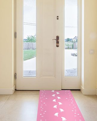 Baby Roze Geboorte Loper 2,5mtr x 53 cm