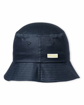 Vissershoedje/zonnehoed - marine blauw - katoen - zonnebescherming voor volwassenen