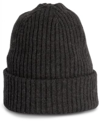 Heren/Dames gebreide Zeemans Wintermuts antraciet grijs