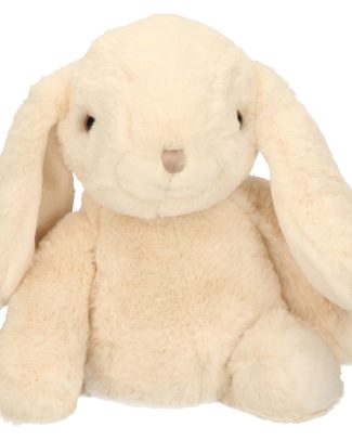 Bukowski pluche konijn knuffeldier - creme wit - staand - 25 cm - luxe knuffels