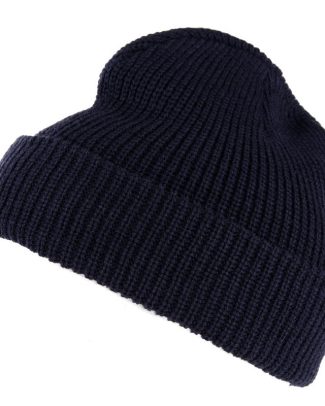 Leger muts - heren - donker blauw - one size - acryl - commando wintermutsen